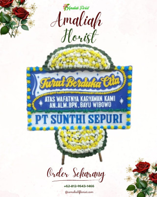 Papan Bunga Duka di Bhakti Karya