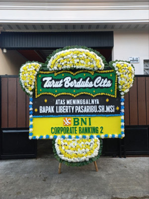 Papan Bunga Duka di Bhakti Karya