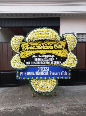 Papan Bunga Duka di Bhakti Karya