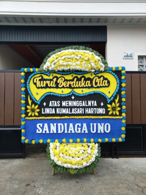 Papan Bunga Duka di Bhakti Karya